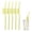 Yellow, variant on Reusable Spiral Straws, Fun Crazy Loop Drinking Straws for Boys Birthday Party Supplies BPA Free Multi Color Plastic Straws for Juice Cocktails 5 Pack, Yellow