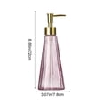 thumbnail image 3 of LEFXSMR Glass Soap Dispenser, Dish & Hand Soap Dispenser Bathroom, Liquid Storage Pump Bottle for Bathroom Kitchen, Pink, 3 of 7