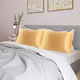 thumbnail image 2 of Unique Bargains Luxury Satin Pillowcase Cool Silk Pillow Case Cover 2pcs, 2 of 9