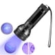 thumbnail image 1 of Descuentos Directos, Linterna de luz violeta, mini linterna recargable por USB, luz violeta, luz negra, potente detector portátil fluorescente para manchas de orina de mascotas, vidrio de uranio, 1 of 7