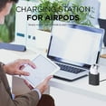 thumbnail image 3 of elago AirPods Stand [Black] - [Compatible with Apple AirPods 1 & 2][Charging Station][Long-Lasting][Cable Management] - for AirPods 1 & 2, 3 of 7