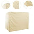 thumbnail image 6 of oshhni Outdoor Swing Cover Swing Seat Canopy Cover Swing Chair Cover for Park Patio Beige, 6 of 9