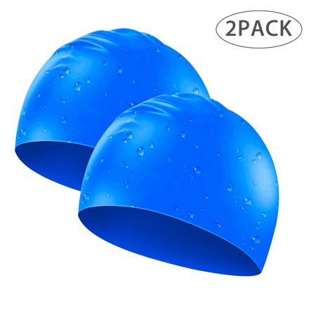 Eeekit Swim Cap Silicone Swimming Cap For Women Men Long Hair
