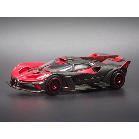 Open Box 2024-2025 BUGATTI BOLIDE SUPER CAR RED 1:64 SCALE DIORAMA DIECAST MODEL CAR