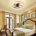 thumbnail image 6 of Jopath 20" Rose Gold Ceiling Fan Light, Dimmable and Adjustable Color Temperature, APP and Remote Control, Modern Smart Ceiling Fan for Living Room, Bedroom, and Dining Room (Silent/6-Speed/), 6 of 8