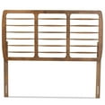 thumbnail image 3 of Bowery Hill Rubber Wood Ash Walnut Headboard Rectangular Spindle Design 50" x 57.4" x 0.8" Unassembled, 3 of 7