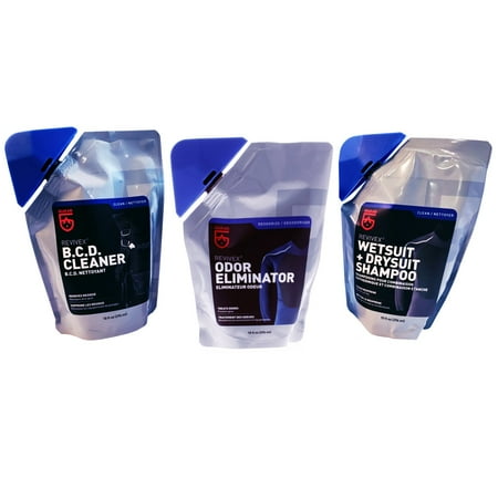 Wetsuit Shampoo - Gear Aid Wetsuit Drysuit Shampoo Mirazyme Odor Eliminator with BC Life
