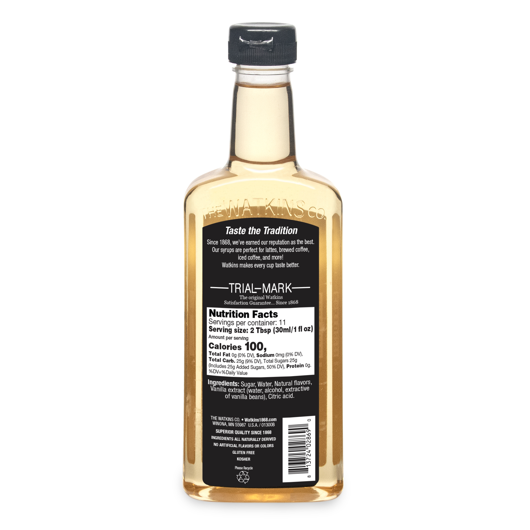 Vanilla Flavoring Syrup 11 oz