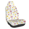 thumbnail image 1 of Wukai Watermelon And Lemon Full Set Car Seat Covers with Soft Padding Universal Auto Front Seats Protector and Cushion Mat, 1 of 5