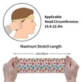 thumbnail image 6 of Daiia Skulls and Roses printed Men's Performance Headband,Sports Headbands,Moisture Wicking Workout Headband, 6 of 9