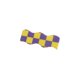 thumbnail image 2 of Clip de pelo de moda Colcomx Horquilla Tablero de ajedrez Amarillo morado 6x2x3cm, 2 of 8