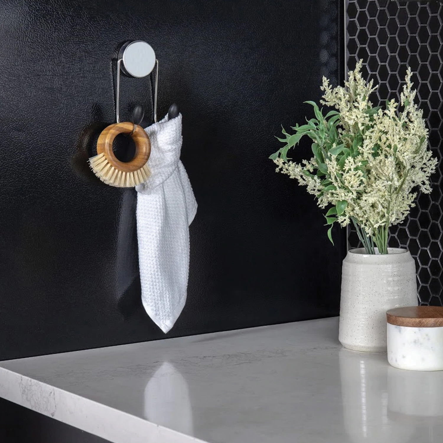 Better Houseware Stainless Steel Magnetic Double Hook