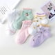 thumbnail image 1 of Calcetines para niñas, 5 par/lote, calcetines de algodón para primavera y verano para niños, patrón de flores bonitas para niños y bebés Tan Jianjun unisex, 1 of 2