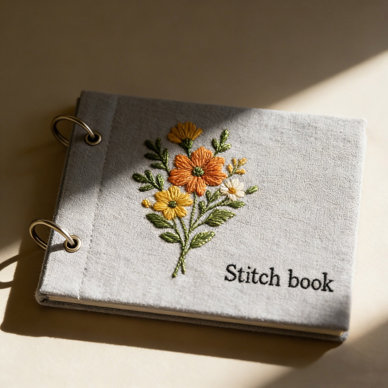 WWG Embroidery Needlework DIY Stitched Kit, Portable Home Linen Embroidery Decoration Craft Set for Beginners, Includes Needles and Thread, Complete Gift for Craft Lovers, 2Pcs