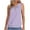 Purple1, variant on Kovlvoll Womens Tank Tops Keyhole V Neck Summer Eyelet Sleeveless Shirts Loose Casual Solid Color Basic Tee Top