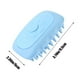thumbnail image 3 of Cepillo de baño para mascotas con dispensador de jabón - Herramienta de peluquería de silicona para perros y gatos, elimina el pelo suelto, masaje y lavado, azul, 3 of 6