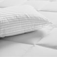 thumbnail image 2 of Set of 2 Bed Pillows Hotel Quality Down Alternative 100% Brushed Cotton Pillow, 2 of 5