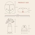 thumbnail image 5 of Tire-lait Lectrique Double Pompage Prolactine Massage Automatique,8 Niveaux 2 modos,interfaz USB, 5 of 5