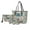 Boho Mandala Dragonfly, variant on ZUXONGSY Owl Book Floral Print Handbag with Practicality Makeup Bag Wallet for Women PU Leather Top Handle Satchel Set with Casual Makeup Pouch Slim Wallet for Workout Dating