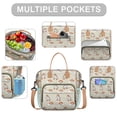 thumbnail image 2 of Lunch Bag for Sports Fans – Waterproof Foldable Tote for Office or Outdoor Game Snacks, 2 of 7