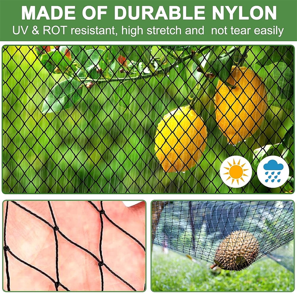 Alpacasso Garden Netting,7 x 100 Feet Reusable Chicken Wire for Plants Fruit Trees Vegetables Against Birds, Deer and Other Animals
