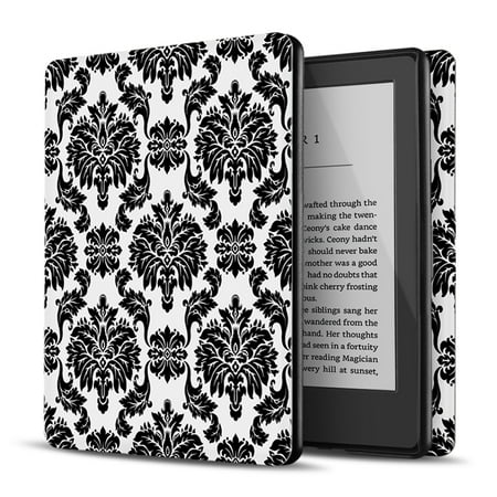 Case for Kindle 10th Generation - Slim & Light Smart Cover Case with Auto Sleep & Wake for Amazon Kindle E-reader 6" Display, 10th Generation 2019 Release (Damask Black)