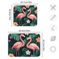 thumbnail image 4 of Yayeee Dish Drying Mat for Kitchen Counter 18"x24" Microfiber Absorbent Pad, Flamingo Leaves Pattern, 4 of 7