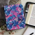 thumbnail image 6 of HELLHERO Tropical Leaf Print Church Bible Bag with Protective Large Capacity Bible Cover Case for Christian Study, PU Leather Bible Covers for Christian Prayer, 6 of 12