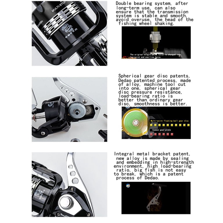 TOKU SHIMA Tokushima Jianfeng HY fishing reel 15BB full metal