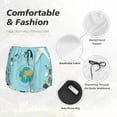 thumbnail image 6 of Goofa Travelling on Airplane Printed Women 2 in 1 Running Shorts,Quick Dry Athletic Workout Shorts,High Waisted Athletic Shorts with Liner Pockets-Small, 6 of 8