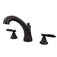 thumbnail image 1 of Kingston Brass KS4325GL 8 Inch -18 Inch Widespread Roman Tub Filler - Oil Rubbed Bronze, 1 of 1