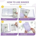 thumbnail image 5 of 100 Days Money Saving Challenge Coin Envelope Budgetstorage Book，Cash Envelopes for Budgeting Planner Binder to Save ,Easy and Fun Way to Save, 5 of 7