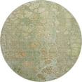 thumbnail image 2 of Addison Rugs Mayfield Premium Machine Washable Transitional Abstract Aloe Round Rug, 8' x 8', 2 of 6