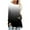 Black, variant on Sevevn Women's Solid T-shirt Long Sleeves Blouse Round Neck Casual Tops Black XXXL Family Gifts