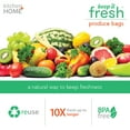 thumbnail image 5 of Keep it Fresh Produce Bags - 30 Reusable Fruit Veggie Freshness Green Bags & Twist Ties, 5 of 7