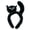 typeB, variant on Plush Black Bat Cat Halloween Headband Soft Fluffy Animal Themed Holiday Hair Accessory Hair Band for Adult Party Trick or Treat Photo Booth Decor Prop