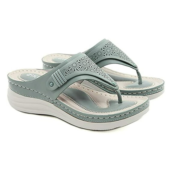 VerPetridure Womens Sandals Casual Summer Ladies Platform Sandals Thong Sandals Wedge Sandals High Heel Platform Sandals