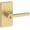 Satin Brass (Lifetime), variant on Baldwin Reserve Square Lever - Keyed Entry - 5" Rose, Satin Nickel