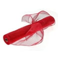 thumbnail image 1 of Mesh Ribbon (Red With Red Stripes) (21"X10Y) - Set of 2, 1 of 1