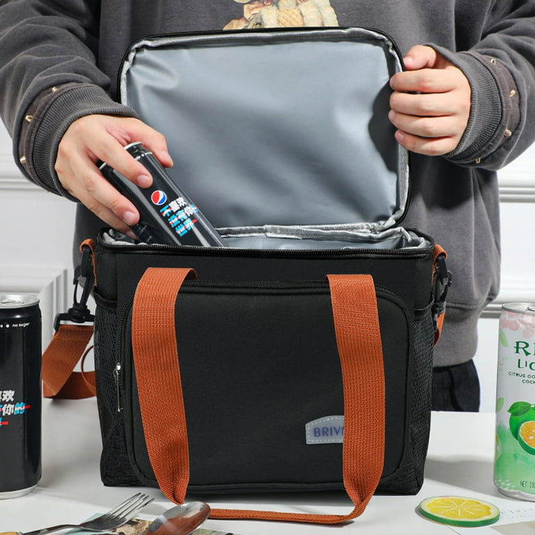 Briefcase with shop lunch compartment