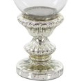 thumbnail image 4 of Silver Glass Traditional Hurricane Lamp 14 X 7 Finish, 4 of 4
