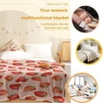 thumbnail image 4 of Strawberry Fleece Throw Blanket for Bed 80" x 60", Strawberry Lightweight Super Soft Plush Flannel Throw Blanket for Women, Men and Kids, 4 of 6