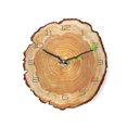 thumbnail image 1 of Reloj de pared de anillo anual de madera silencioso para sala de estar y interior., 1 of 6