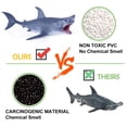 thumbnail image 3 of Toy INNOCHEER Ocean Animals para niños con tapete de juego, paquete de 18, para niños de 3 a 8 años, 3 of 8