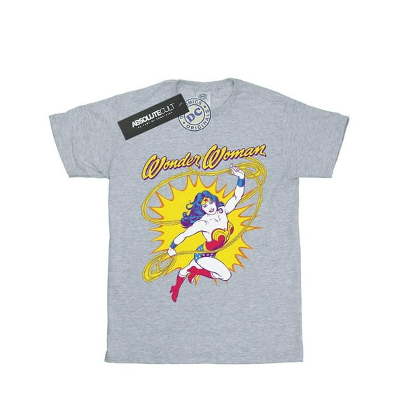 DC Comics Filles Merveille Femme Saut Coton T-Shirt