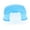 Blue, variant on Durable Hamster House Hideout Hut Hideaway Exercise Chews for Dwarf Hamster, Mouse, Rat, Gerbil and Other Animals Pink