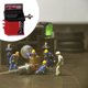 thumbnail image 5 of Máquina equilibradora dinámica de neumáticos a escala 1/64, modelo en miniatura para bricolaje, accesorios para garaje Rojo, 5 of 6