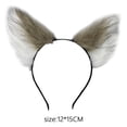 thumbnail image 3 of Aro para el pelo con orejas de zorro y gato, diadema de moda, diadema decorativa ligera bonita para mujeres y niñas, accesorio de disfraz, Festival, Fernando cintas para el pelo con orejas de zorro y gato, 3 of 8
