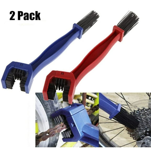 Limited Time Deal karymi Brush Chain Brush Clean Brush for Cleaning Motorcycle, Bicycle Or Roller Chains 2PC Big Savings Camping Gear up to 90% off