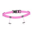 thumbnail image 4 of Quzzie Race Number Belt with Adjustable Closure And 6 Loops for Carrying Nutrition. Reflective Polyester Sports Belt. Comfortable And Secure for Racers. Pink, 4 of 8